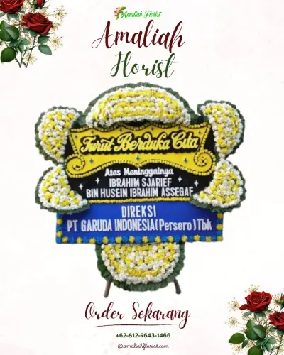 Papan Bunga Duka di Rowo