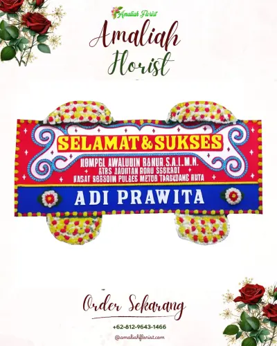 Karangan Bunga Ucapan Selamat di Rowo