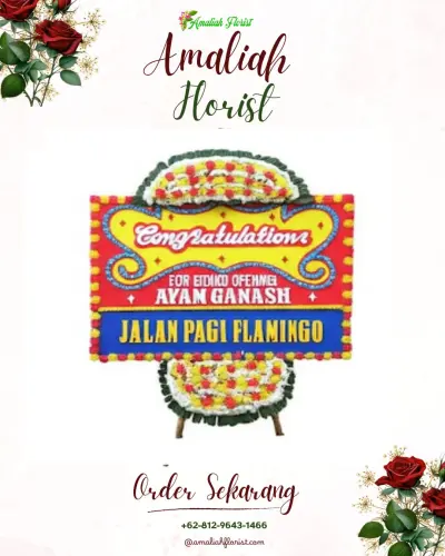 Bunga Papan Congratulation di Rowo